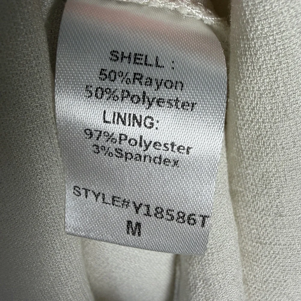 Tuckernuck Pomander Place Puff Sleeve Pippa Blouse Ivory Sz Medium Ballon Sleeve